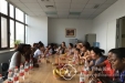 发展中国家学员至血液净化室参观学习
