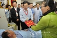 副省长孙继业到我院看望慰问造血干细胞捐献者