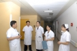 张成琪副院长等在门诊综合楼进行迎奥运安全大检查