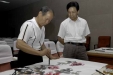 6月19日山东燕山书画院慰问我院抗震救灾医务工作者笔会组图（07）