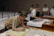 6月19日山东燕山书画院慰问我院抗震救灾医务工作者笔会组图（08）