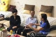 内科总支慰问援青人员亲属