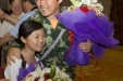 蔡卫东主任与女儿拥抱