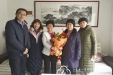 医院组织慰问援青援非干部
