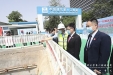 山一大一附院（省千佛山医院）建院60周年院庆系列活动之三：在建病房综合楼基槽开挖至基础底标高仪式