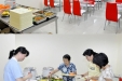我院教授餐厅开业受到职工欢迎