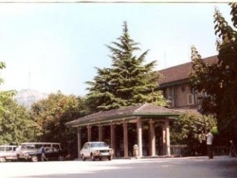 The main building of the hospital in 1960 ward building