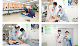 护理部组织2022年“5 • 12国际护士节”系列活动之双人心肺复苏技能大赛