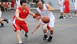 我院2008年职工篮球赛赛场风采组图（四）