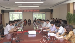 （集团）定陶医院35人来我院参观交流