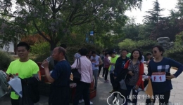 我院急救中心为“山东广播电视台第六届环山健步行活动”提供医疗保障