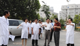 我院奥运火炬传递安保检查组图（四）