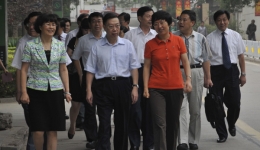 卫生部黄洁夫副部长来我院视察工作