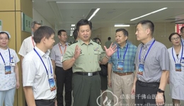 省军区副司令员周月星来院指导2019年度女兵征兵体检工作