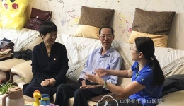 内科总支慰问援青人员亲属