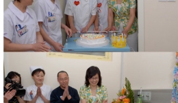 护理部为四川伤员周蓉过生日