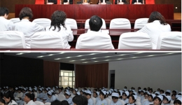 我院近日召开创建“优质护理服务示范医院”活动动员大会