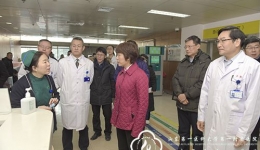 省卫生健康委副主任马立新来院督查传染病防控工作