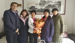 医院组织慰问援青援非干部