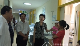 省残联仉兴玉理事长来院调研人工耳蜗开展情况