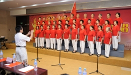 我院隆重举办“庆国庆、迎全运‘红色歌曲大家唱’大合唱比赛”活动组图（五）