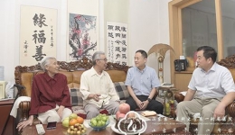 院领导走访慰问抗日老战士