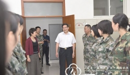 院长胡三元走访慰问2020年山东省入伍女兵集训队