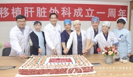 我院肝移植肝脏外科：成立一周年成功完成肝脏移植手术64例