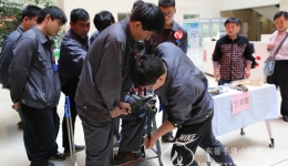 总务处举办2017年度新员工维修技能大赛