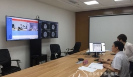 我院为合作医院患者实施远程交互式会诊