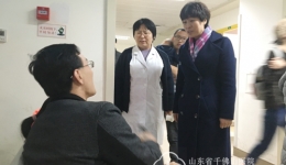省卫计委副主任马立新来院调研儿科就诊情况