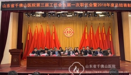 医院举行2018年度工作总结暨表彰大会