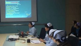 记我院首次英语护理查房