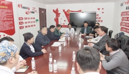赵庆平到我院走访对接援青工作