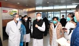 院领导带队调研督导医院新冠病毒感染救治工作