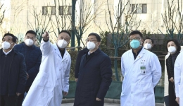 济南市市长于海田一行到山一大一附院走访调研