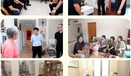医院中秋节前夕走访慰问援派医疗队员家属